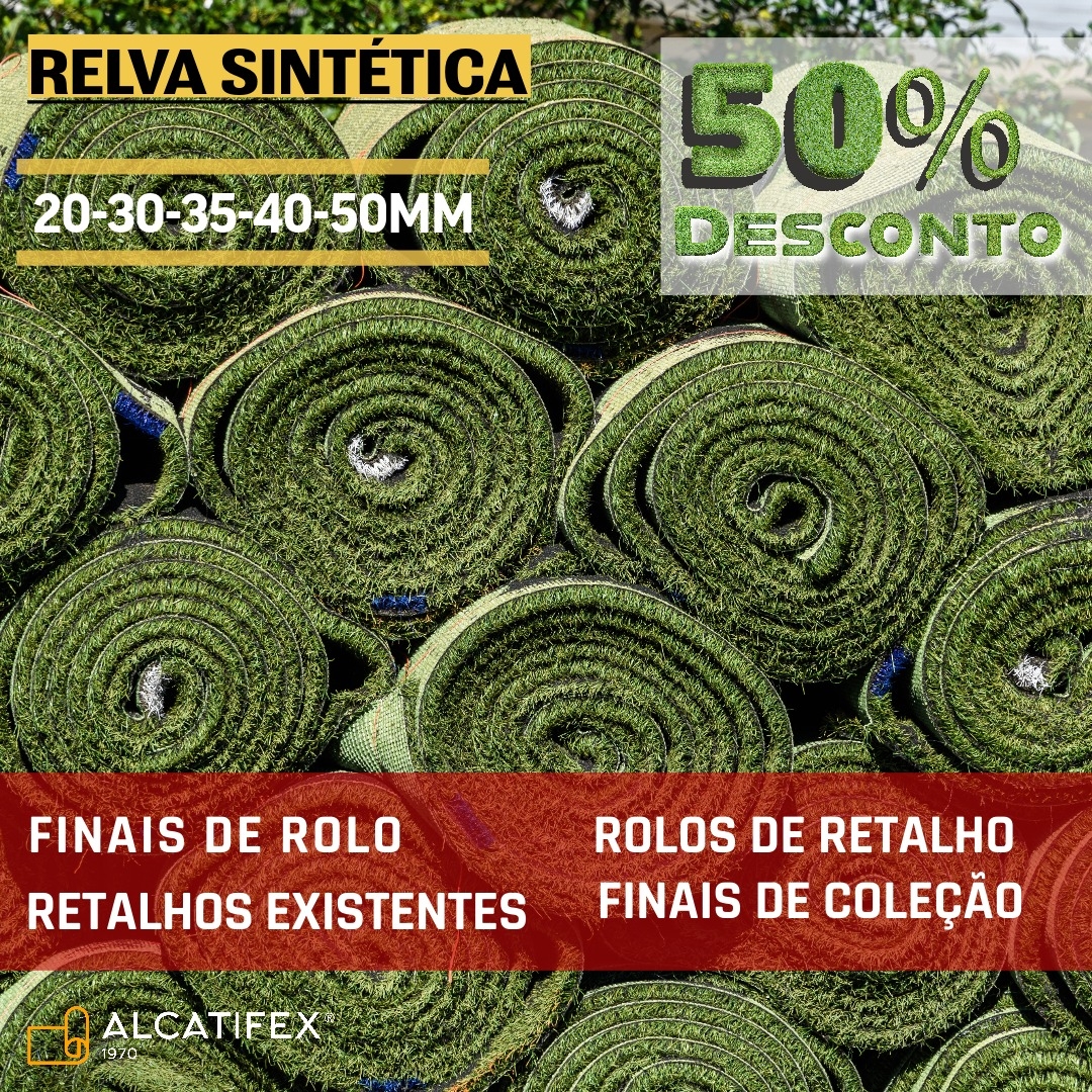 MEGA CAMPANHA - Retalhos de Relva (em stock)