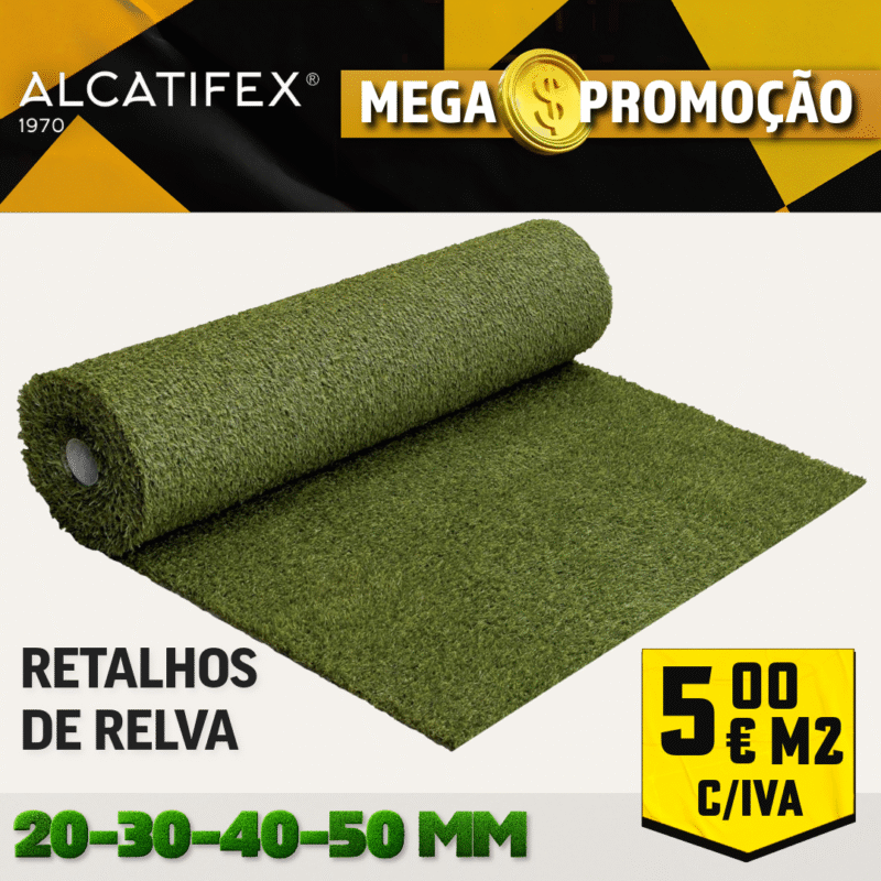 MEGA CAMPANHA - Retalhos de Relva (em stock)